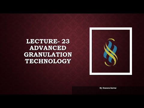 Advanced Granulation Technology