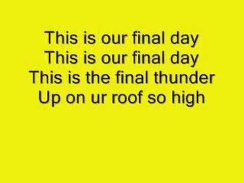 Final Day Lyrics-Tokio Hotel