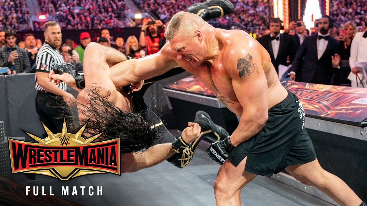 FULL MATCH: Brock Lesnar vs. Seth Rollins | Universal Title Match: WrestleMania 35