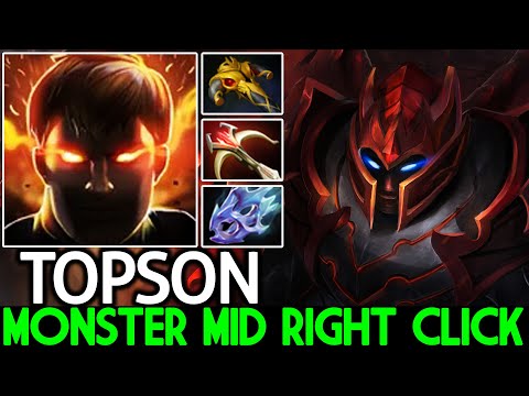 TOPSON [Dragon Knight] New Monster Mid Right Click Build Dota 2