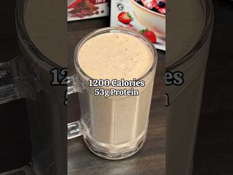 High Protein Bulking shake #bulking #mealprep #shorts