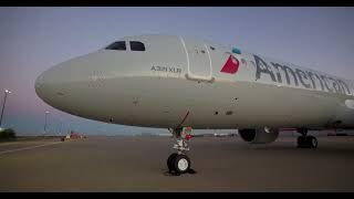 American Airlines A321XLR Lands at DFW