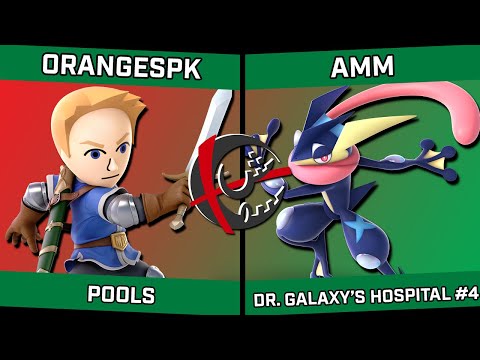 OrangeSPK (Mii Swordfighter) vs AMM (Greninja) - Doctor Galaxy's Hospital #4
