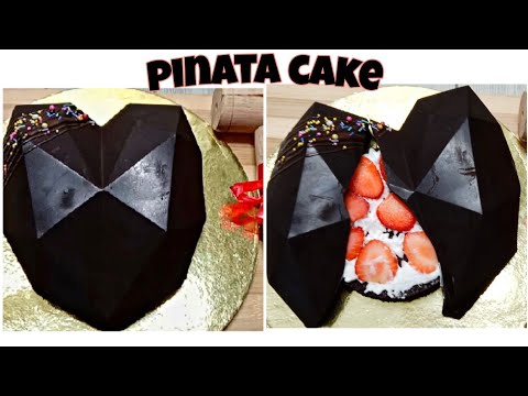 Pinata cake tutorial | How to make pinata cake step by step | Surprise cake | Smash cake