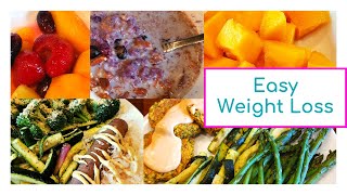 What I Eat in a Day Bright Line Eating | Delicious Easy Plant Based Meals for Weight Loss