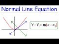 How To Find The Equation of the Normal Line How To Find The Equation of the Normal Line
