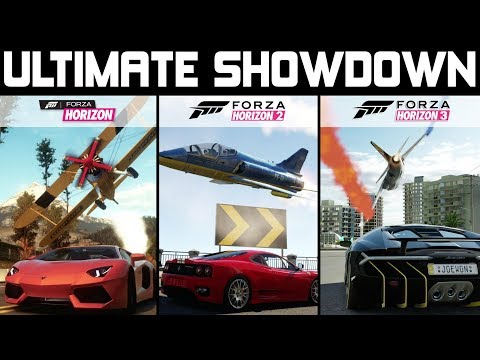 ULTIMATE AEROPLANE SHOWDOWN - Forza Horizon 3 vs Forza Horizon 2 vs Forza Horizon