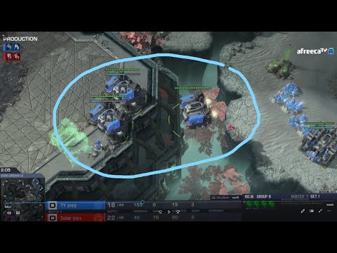 FLOATING BARRACKS RUSH ATTACK - TY vs Solar - GSL 2020 - Terran vs Zerg
