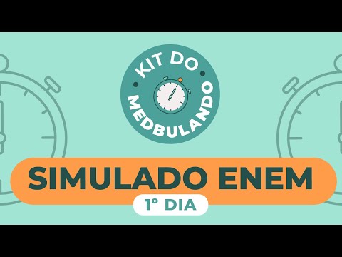 Cronômetro ENEM primeiro dia | Kit do Medbulando Dia 1 | Me Salva! Medicina 🩺