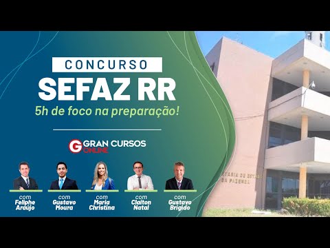 Concurso SEFAZ RR: 5h de foco na preparação!