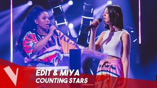 OneRepublic - &#39;Counting Stars&#39; ● Edith &amp; Miya | Duels | The Voice Belgique Saison 9