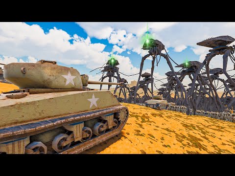 1 MILLION ALIENS vs MODERN ARMY IN CANYON | Ultimate Epic Battle Simulator 2 UEBS 2