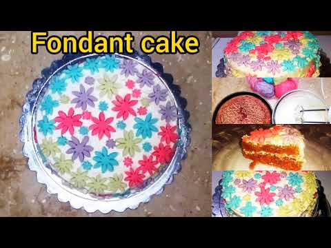 #Fondant#cake#sponge#cake#decoration