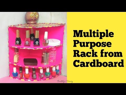 Cardboard Organiser Making | Cardboard Craft | Cardboard Organizer Ideas | Best Out of Waste 2022