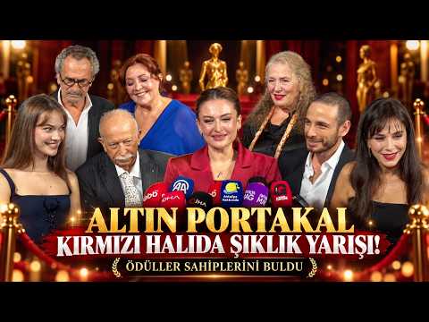 Altın Portakal kırmızı halıda şıklık yarışı! Ödüller sahiplerini buldu