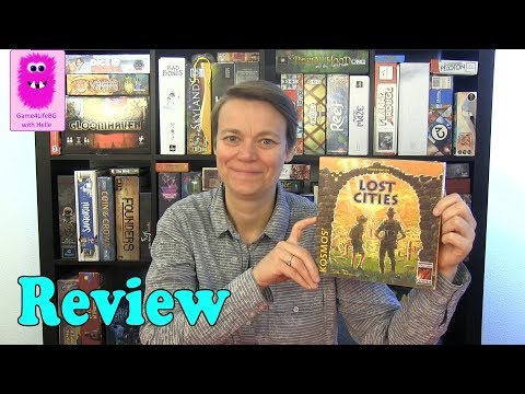 Lost Cities, Review & Rules Overview (In English, card game, 2 player, good old game)