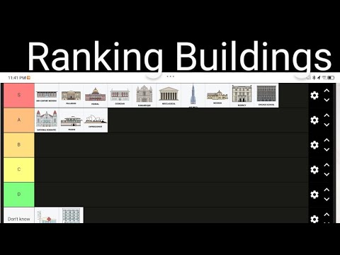 Ranking Every Building Architecture Tier list
