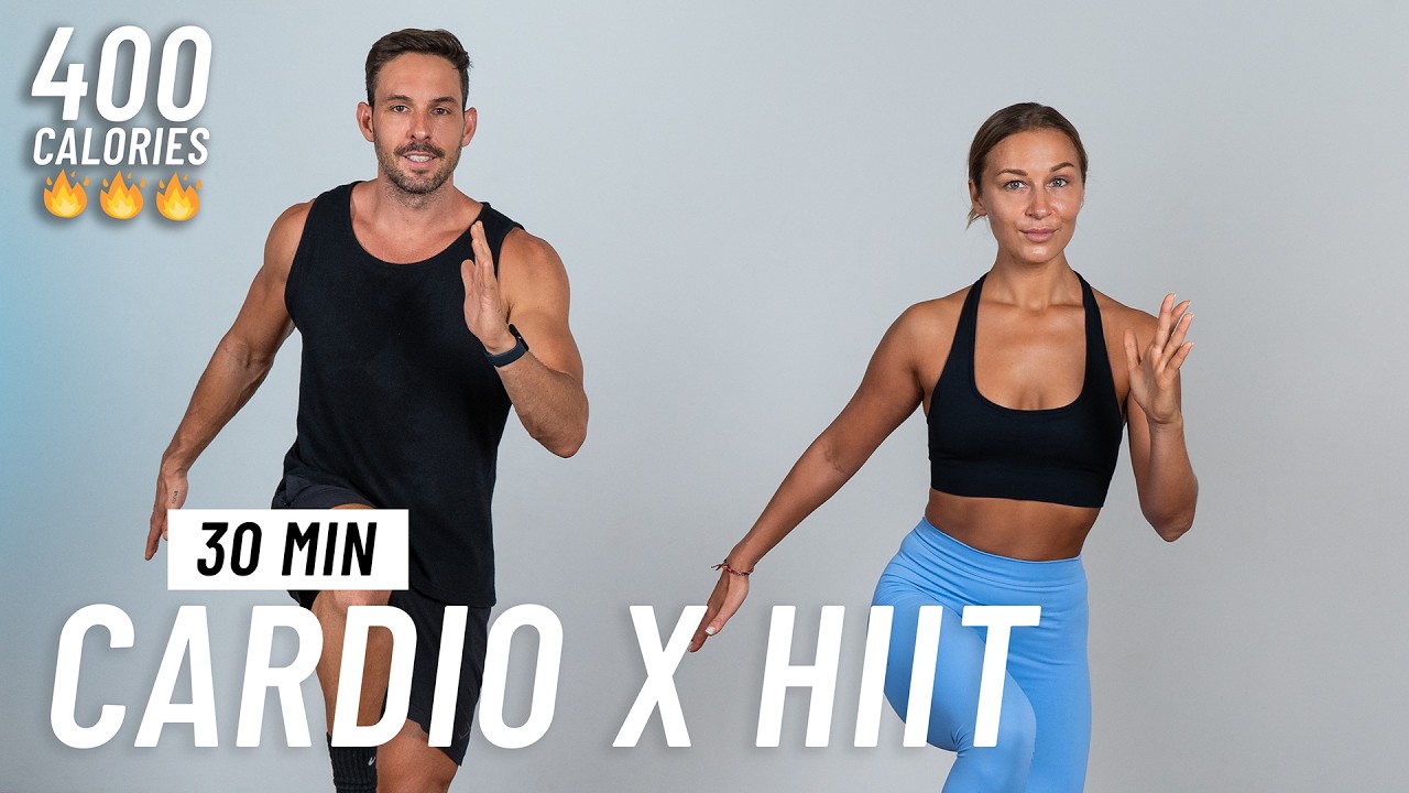 30 MIN CARDIO HIIT Workout - Full Body, No Equipment, No Repeats