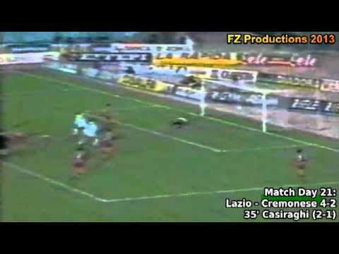 Serie A 1993-1994, day 21 Lazio - Cremonese 4-2 (Casiraghi goal)