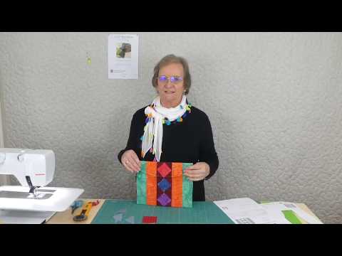 2 1/2" strips projects - Project 06 - Envelope Pouch