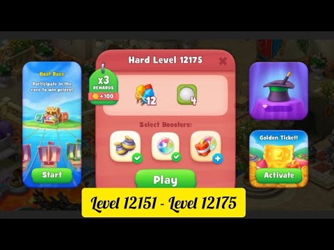 Gardenscapes ( Level 12151 - Level 12175 ) - All Puzzles - Gameplay PART - 534