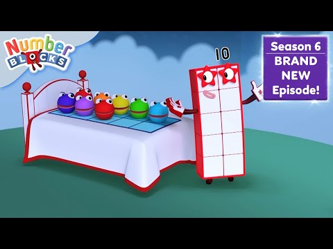 Ten in the bed | Series 6 | Learn to Count | @Numberblocks - Kingdom Kids Zone, Little Learners - Numberblocks
