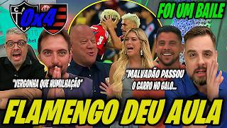 FOI UM CHOCOLATE! OLHA COMO A RENATA FAN E MIDIA PAULISTA REAGIU FLAMENGO 4X0 ATLETICO |JOGO ABERTO