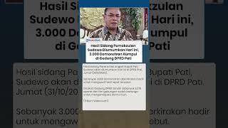 Hasil Sidang Pemakzulan Bupati Pati Sudewo Diumumkan Hari Ini, Alun-alun Disekat Kawat Berduri