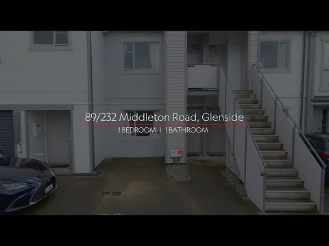 89/232 Middleton Road, Glenside, Wellington, 1房, 1浴, 公寓