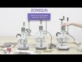 ZONESUN ZS 110 Lifting Hot Foil Staming Machine Operation Video