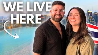 Beautiful couple move to Bangkok Thailand - Inside their $2,200/MONTH luxury condo!