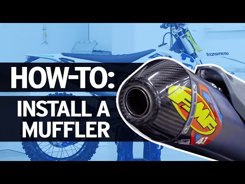 Dirt Bike Tech Tips/How-To: Install a Muffler | FMF Factory 4.1 RCT