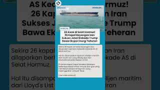 Trump Gigit Jari, 26 Kapal Bayangan Iran Sukses Lewati Blokade AS di Selat Hormuz Bawa Minyak Iran
