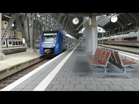 Züge/Trains in Frankfurt (Main) Hbf | RB, RE, ICE Teil 1