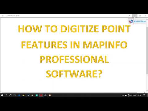 HOW TO DIGITIZE/HIGHLIGHT POINT FEATURES IN MAPINFO PROFESSIONAL SOFTWARE? |RS & GIS| MAPINFO BASIC