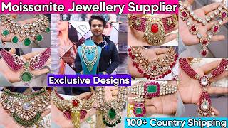 Premium Quality Exclusive Moissanite Bridal Jewellery Collection 2026 | Imported Celebrity Jewellery