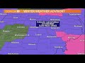 Winter Weather Advisory issued for central Ohio | Jan. 18, 2024