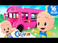 The Wheels On The Pink Bus Cuquín Nursery Rhymes For TV