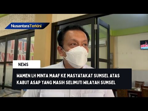 Wamen LH Minta Maaf ke Masyarakat Sumsel Atas Kabut Asap yang Masih Selimuti Wilayah Sumsel