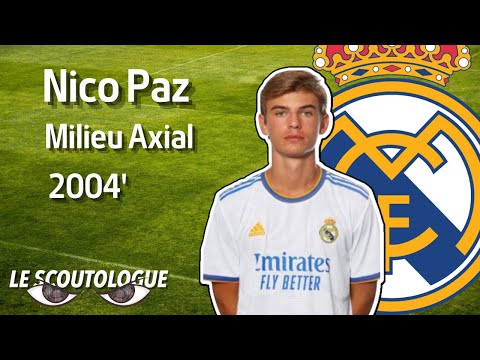 Nico Paz Martinez - Real Madrid v RB Leipzig - Youth League 2022/2023