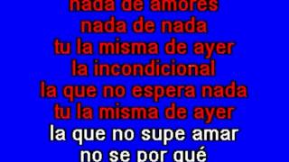Luis Miguel - La Incondicional - Karaoke