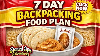 7 day ultralight food plan for backpacking