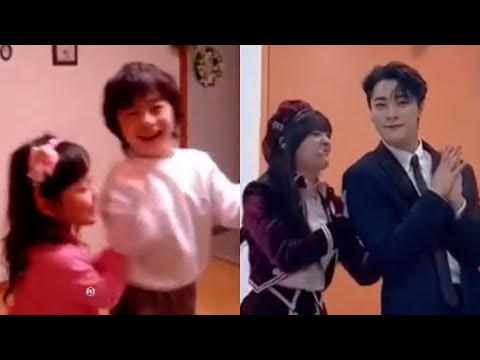 Billlie Moon Sua pushing ASTRO Moonbin Then vs Now