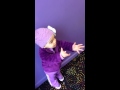 Excited Gia Meets Elmo For The 1st Time