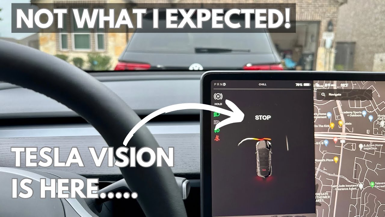 Tesla Vision Update is here Model Y 2023 No USS sensors Park Assist Test