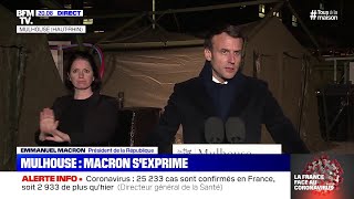 COVID-19 : les annonces d'Emmanuel Macron à Mulhouse