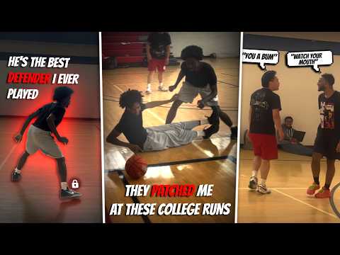 THEY PATCHED ME AT THESE COLLEGE RUNS…