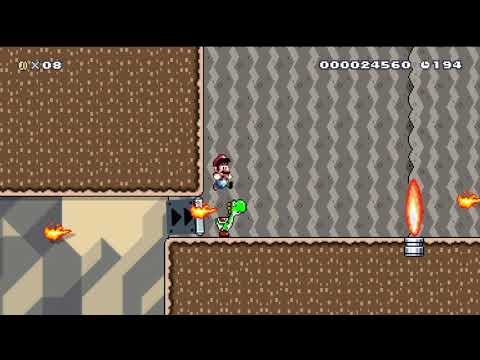 Super Mario Maker 2 - Yoshi's Desert Dungeon