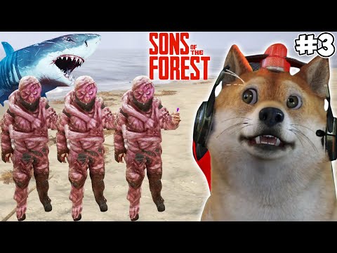WIH KETEMU IKAN HIU GANAS! - Sons Of The Forest - Part 3
