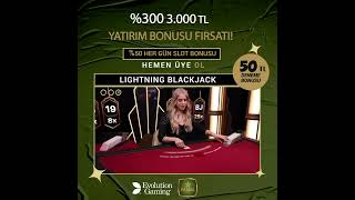 #grandpashabet  I Lightning Blackjack  I  Çok Farklı Bir Blackjack Oyu